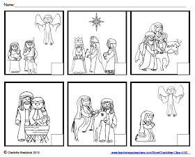 Classroom Freebies Too: Free Christmas Story and Sequencing Activity