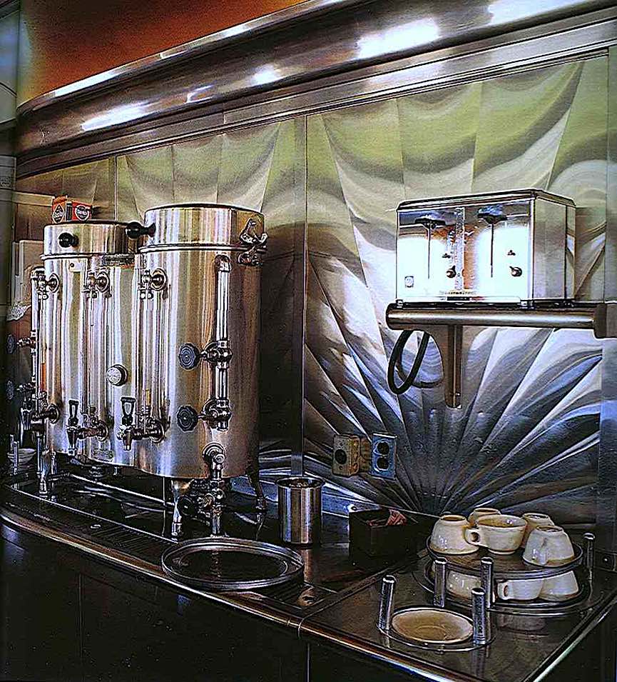 1940s restaurant a 1940s restaurant coffee counter photograph