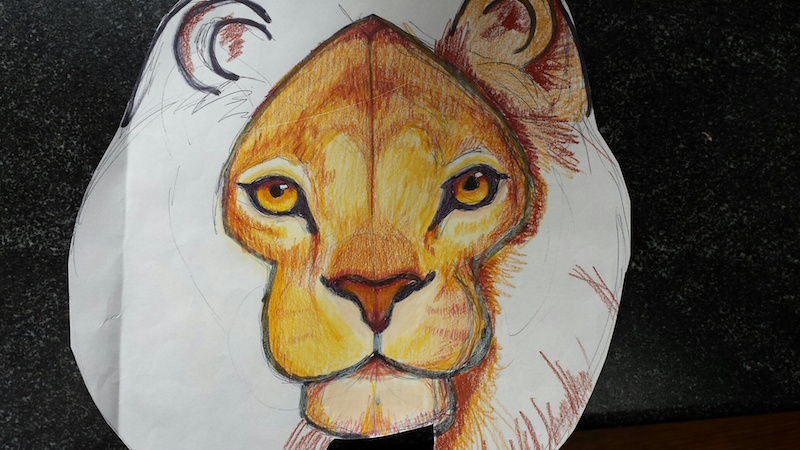 Karen Gaskin: Lion Progress