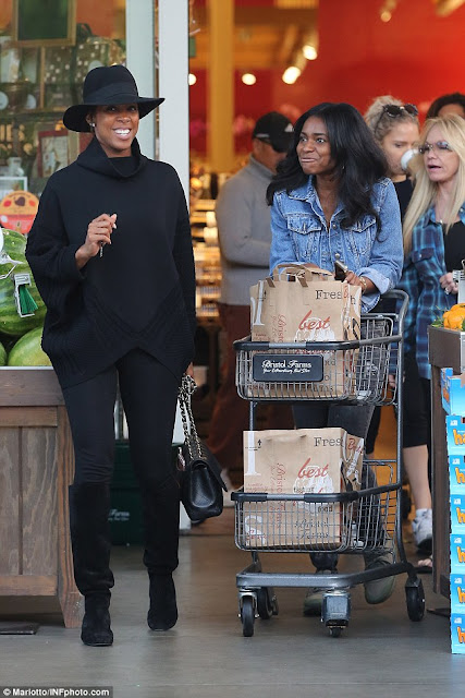 Kelly Rowland steps out with her son