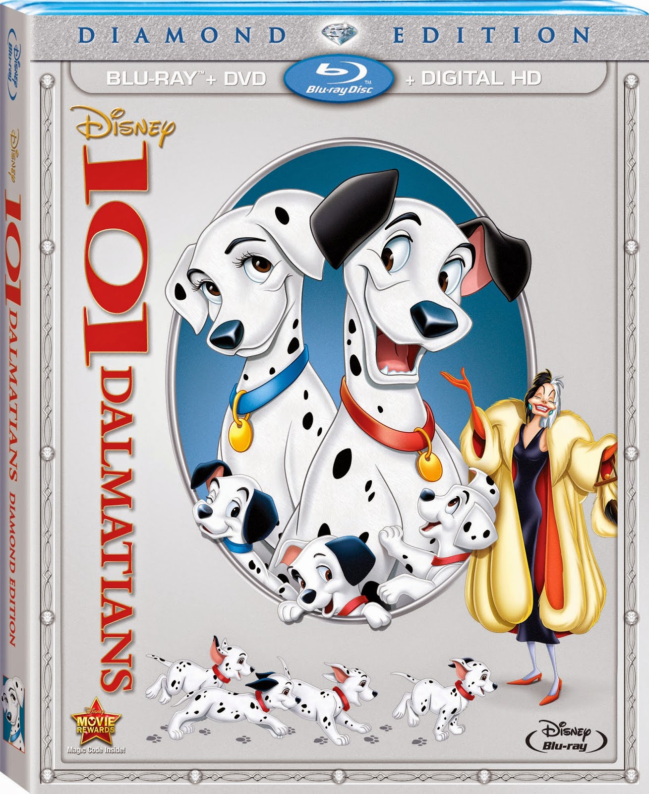 Disney's 101 Dalmations Diamond Edition available for the First Time on Digital HD, Blu-ray™ Combo Pack, Disney Movies Anywhere and On-Demand, February 10th