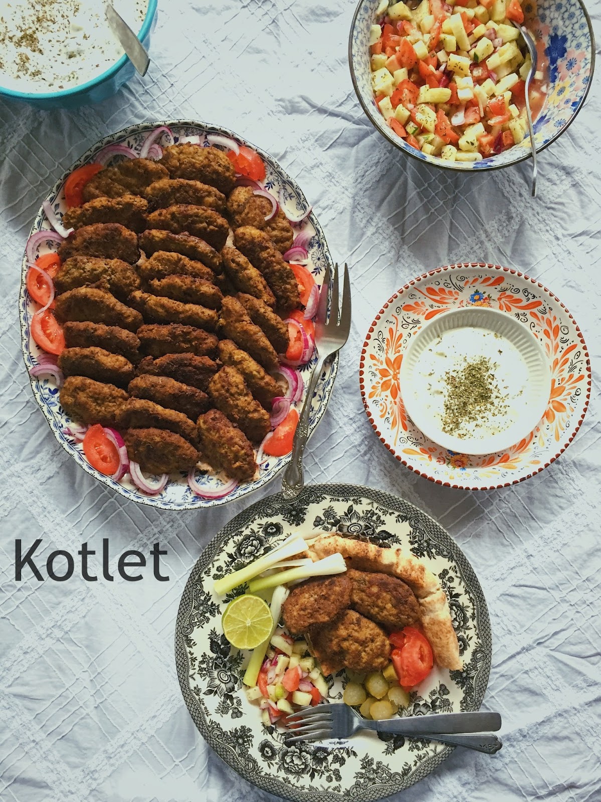 Turmeric & Saffron Kotlet Persian Meat Patties
