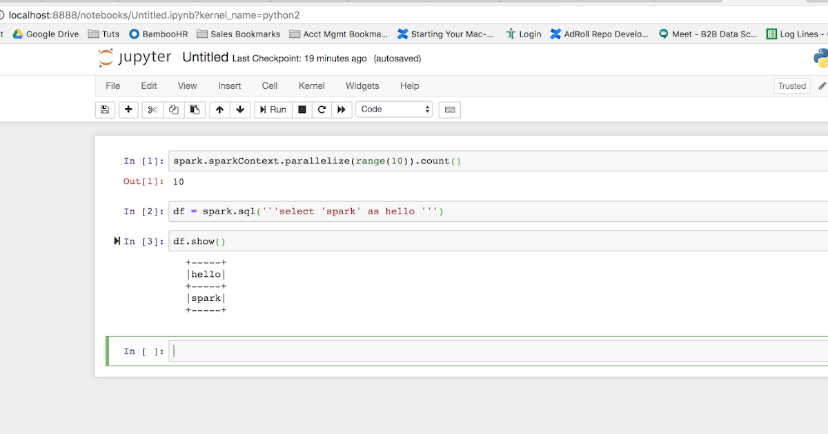 Big Data: Run Jupyter Notebook on Spark