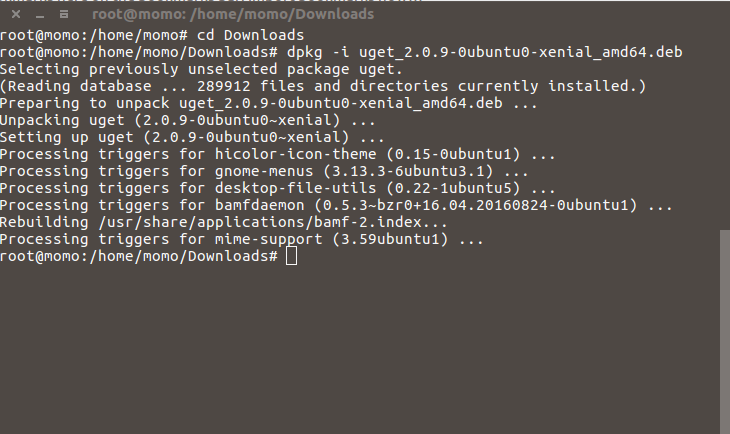 Deb command. Install &lt;deb name&gt; kali.