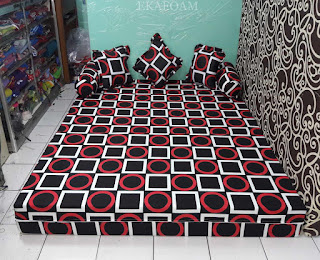 Sofa bed inoac motif abstrak gerai gory Sofa bed inoac motif abstrak gerai gory