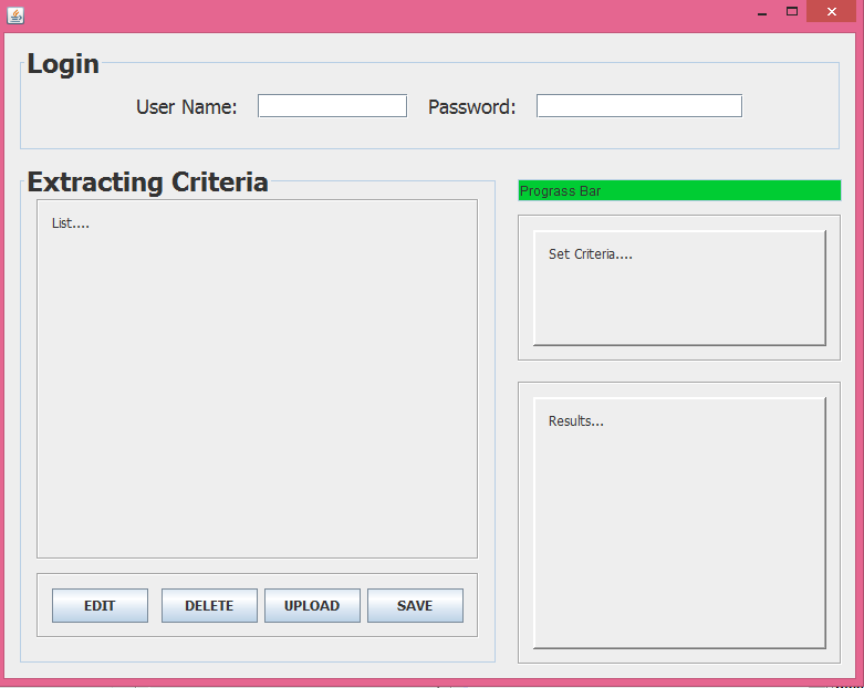 Simple GUI Interface