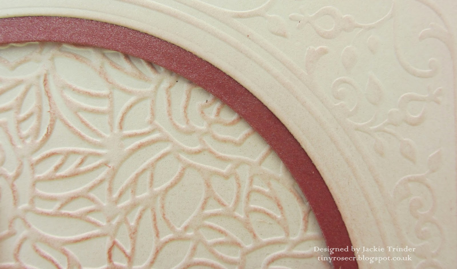 Tinyrose's Craft Room Alphabet Challenge Blog Letter E for Embossing