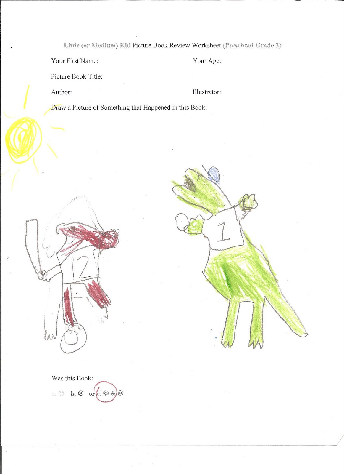 Save Everything! (and the Picture Book) Kid Reviews DinoBaseball and