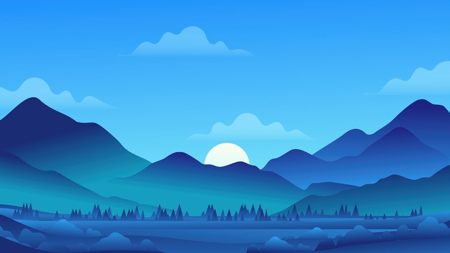 Mountain, Landscape, Scenery, Minimalist, 4K, #6.2183