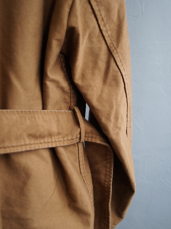 andordinary Blurhms / Extra Cotton Heavy Moleskin Wrap Coat