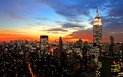night wallpapers york glow nyc travel desktop skyline ny theme cityscapes building backgrounds sunset photographing tips empire state tiny landmark