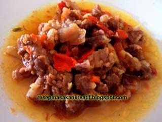 Resep Oseng-Oseng Mercon Daging Sapi