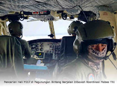 Pencarian Heli MI17 di Pegunungan Bintang Berjalan Dibawah Koordinasi Mabes TNI Pencarian Heli MI17 di Pegunungan Bintang Berjalan Dibawah Koordinasi Mabes TNI