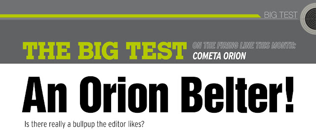 Cometa Orion Bullpup Review Test Header Image