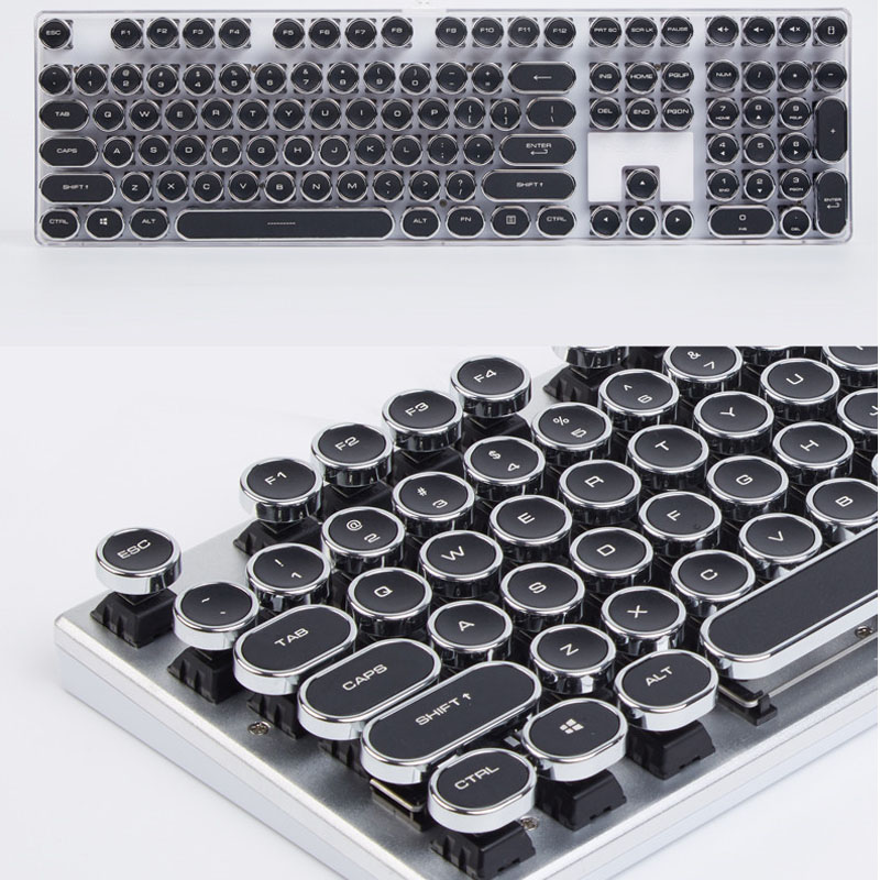 Altkey Retro Vintage classical typewriter Punk keycaps for Cherry mx
