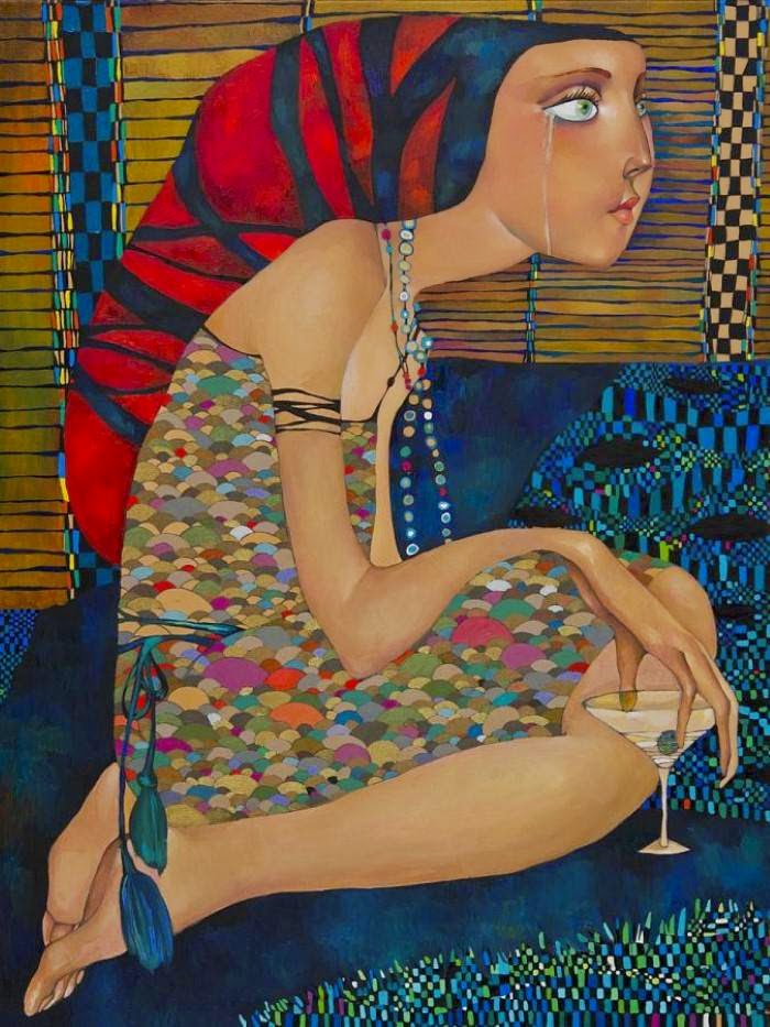 Талантливая казахская художница. Akzhana Abdalieva
