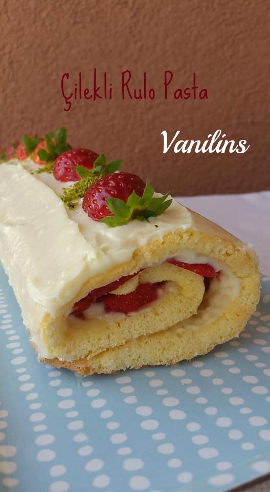 cilekli rulo pasta vanilins