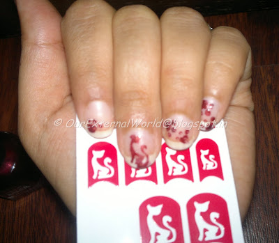 Nail Printing Mode - Pussy Stickers Nail Printing Mode - Pussy Stickers