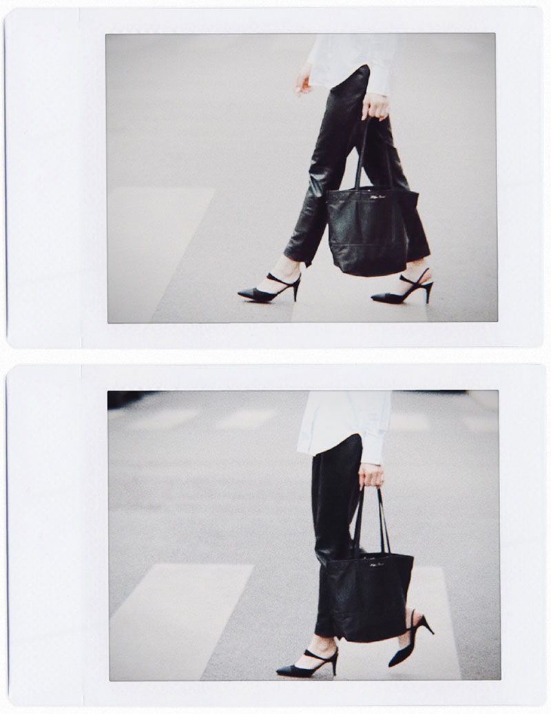 Belgrave Crescent: Introducing the In Your Eyes Leather Tote in Onyx