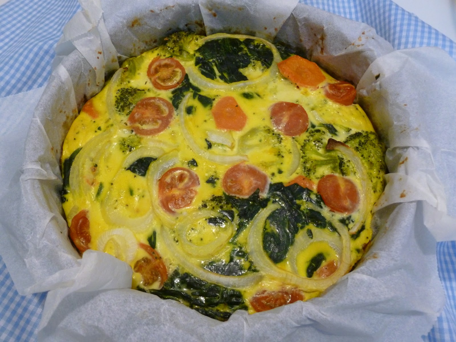 Nuvola Glacé / Mary Tortilla de vegetales al horno