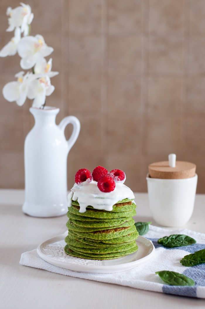 Panquecas verdes | Spinach pancakes