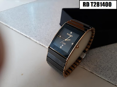 Đồng hồ Rado dây đá ceramic vàng RD T281400