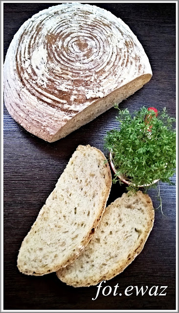 Chleb pszenno - lniany