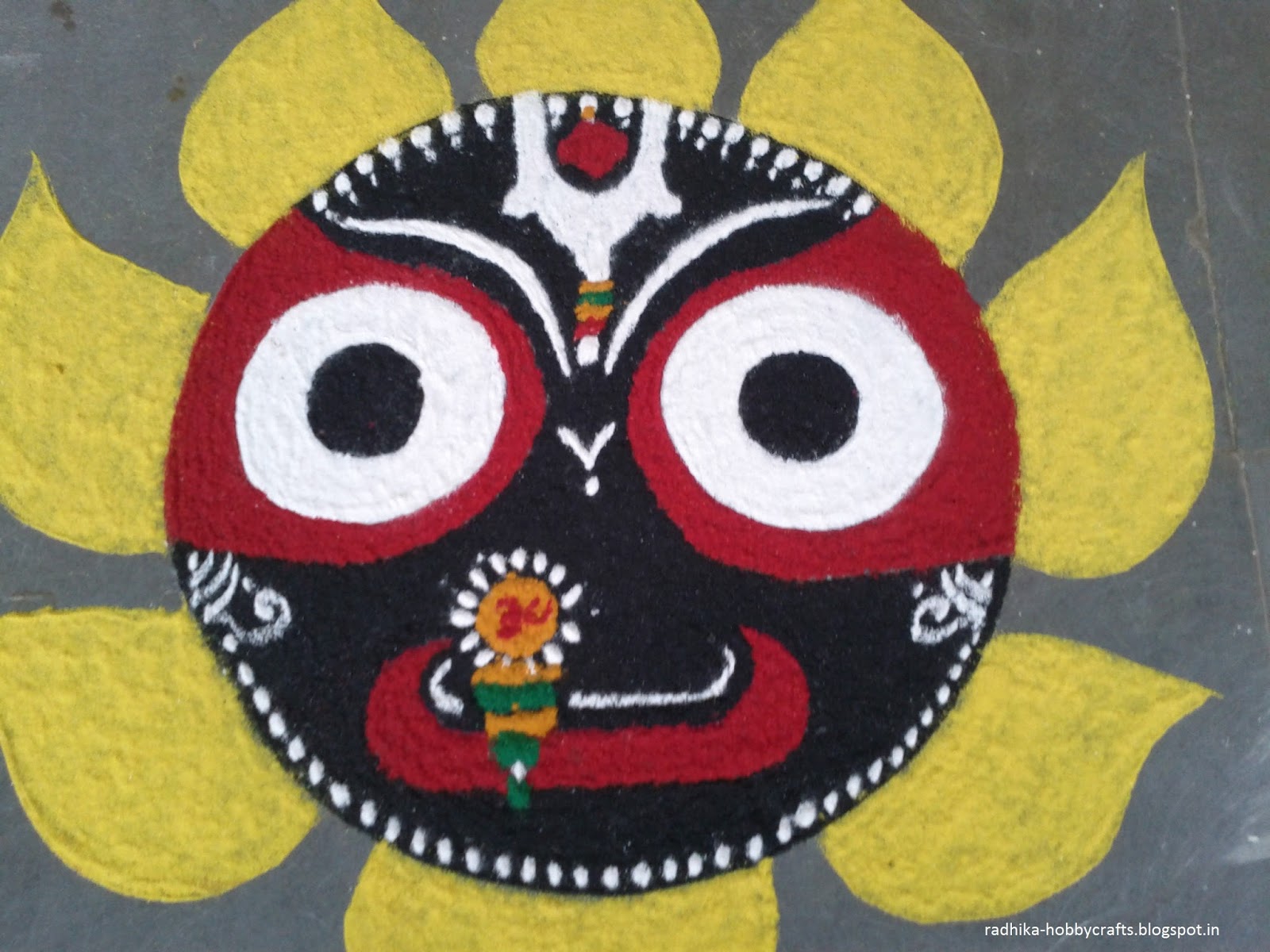 Hobby Crafts ) Lord puri jagannadh rangoli