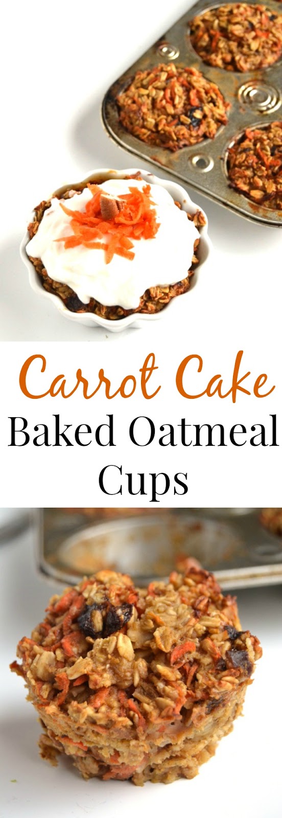 Carrot Cake Baked Oatmeal Cups The Nutritionist Reviews