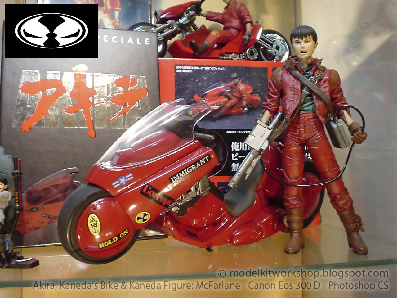 MODELKIT Akira Collection Kaneda's Bike Mcfarlane & Bandai