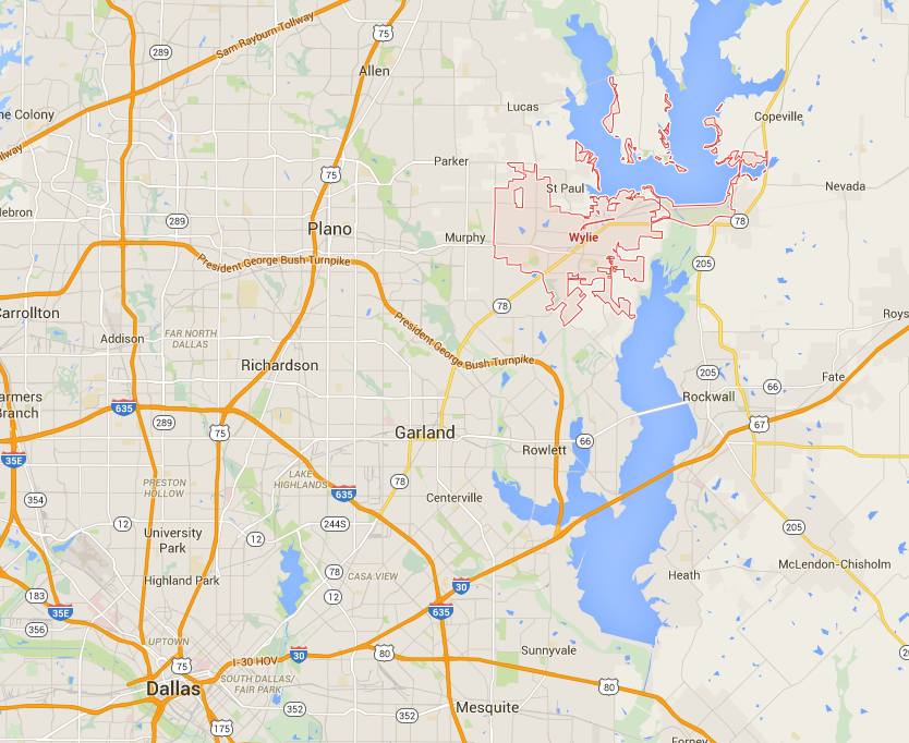 Wylie Tx Zip Code Map Map