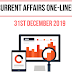 Current Affairs One-Liner: 31st December 2019