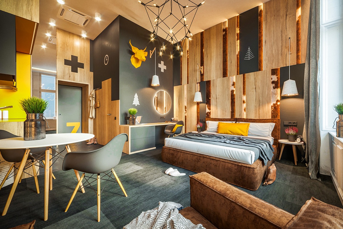 Thiết kế nội thất phòng ngủ theo chủ đề thành phố: Cảm hứng từ 3 khách sạn Suites