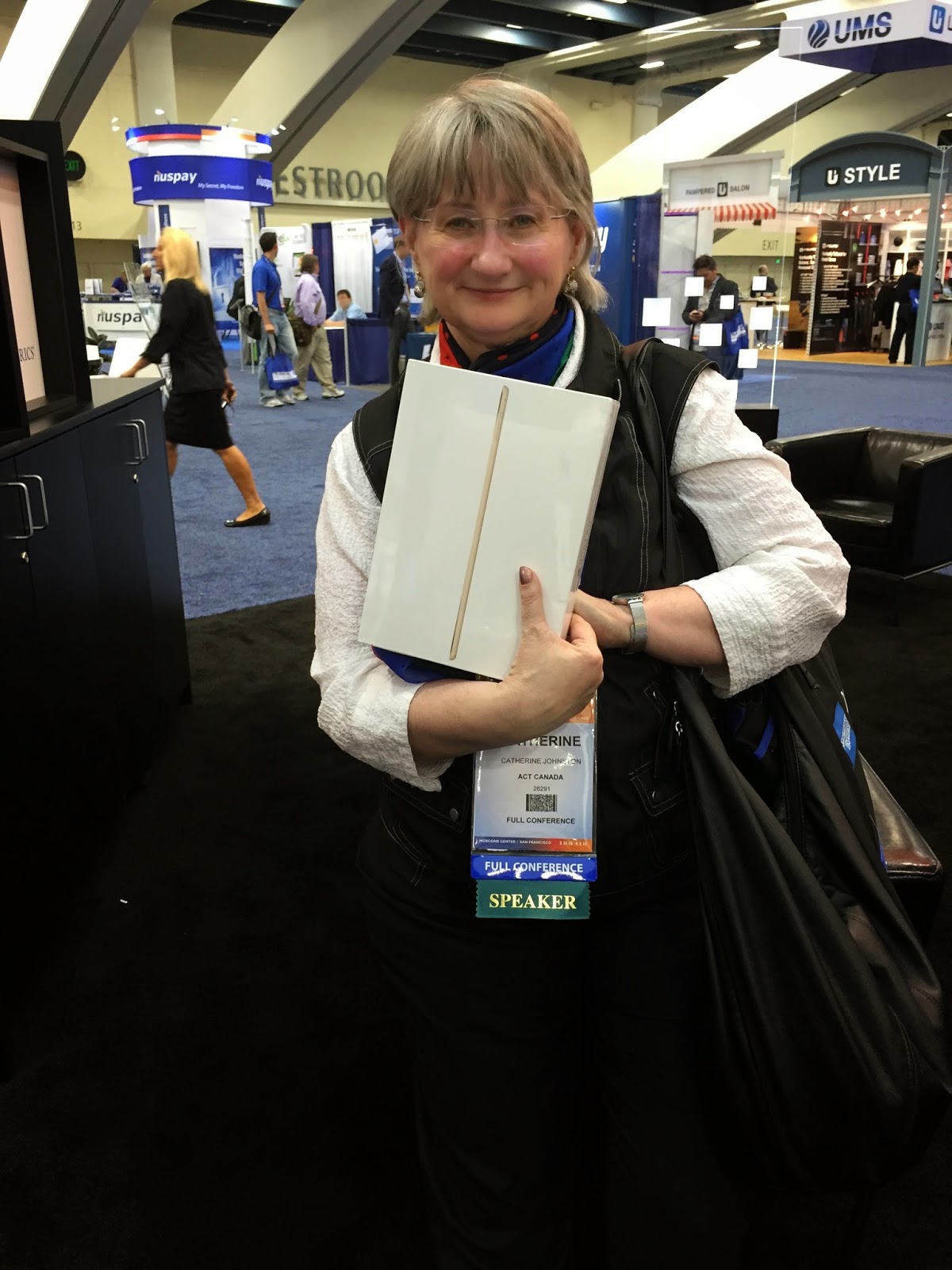 Catherine Johnston ACT Canada iPad Winner