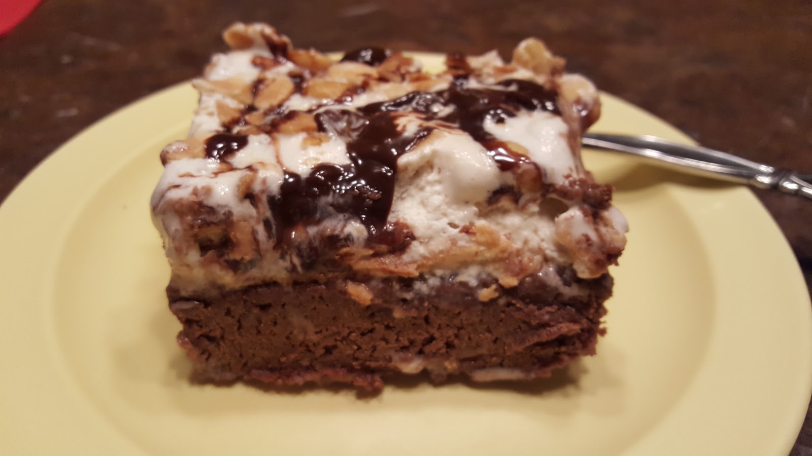 My Patchwork Quilt DRUMSTICK BROWNIE ICE CREAM DESSERT