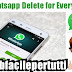 Whatsapp Delete for Everyone | La Funzione Che Permette Di Cancellare I Messaggi Inviati