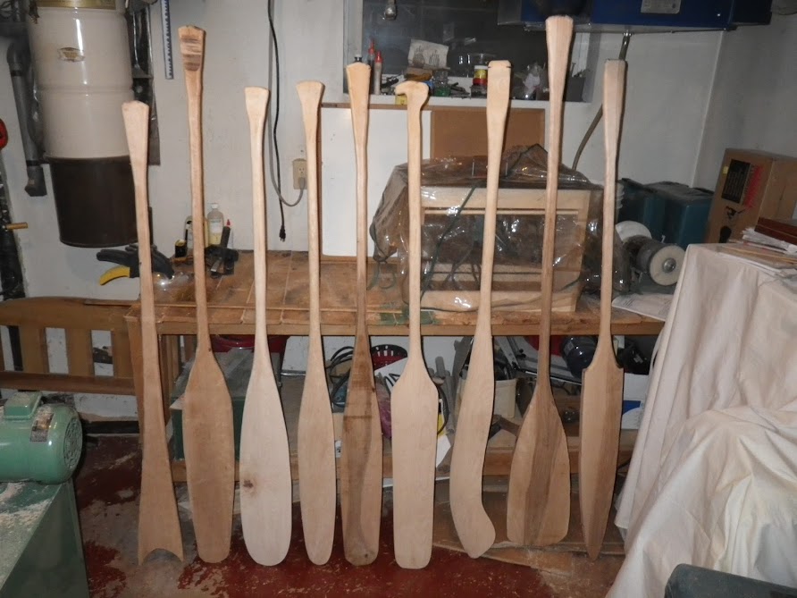 canoe maker Fiddlehead Canoe Co Paddles