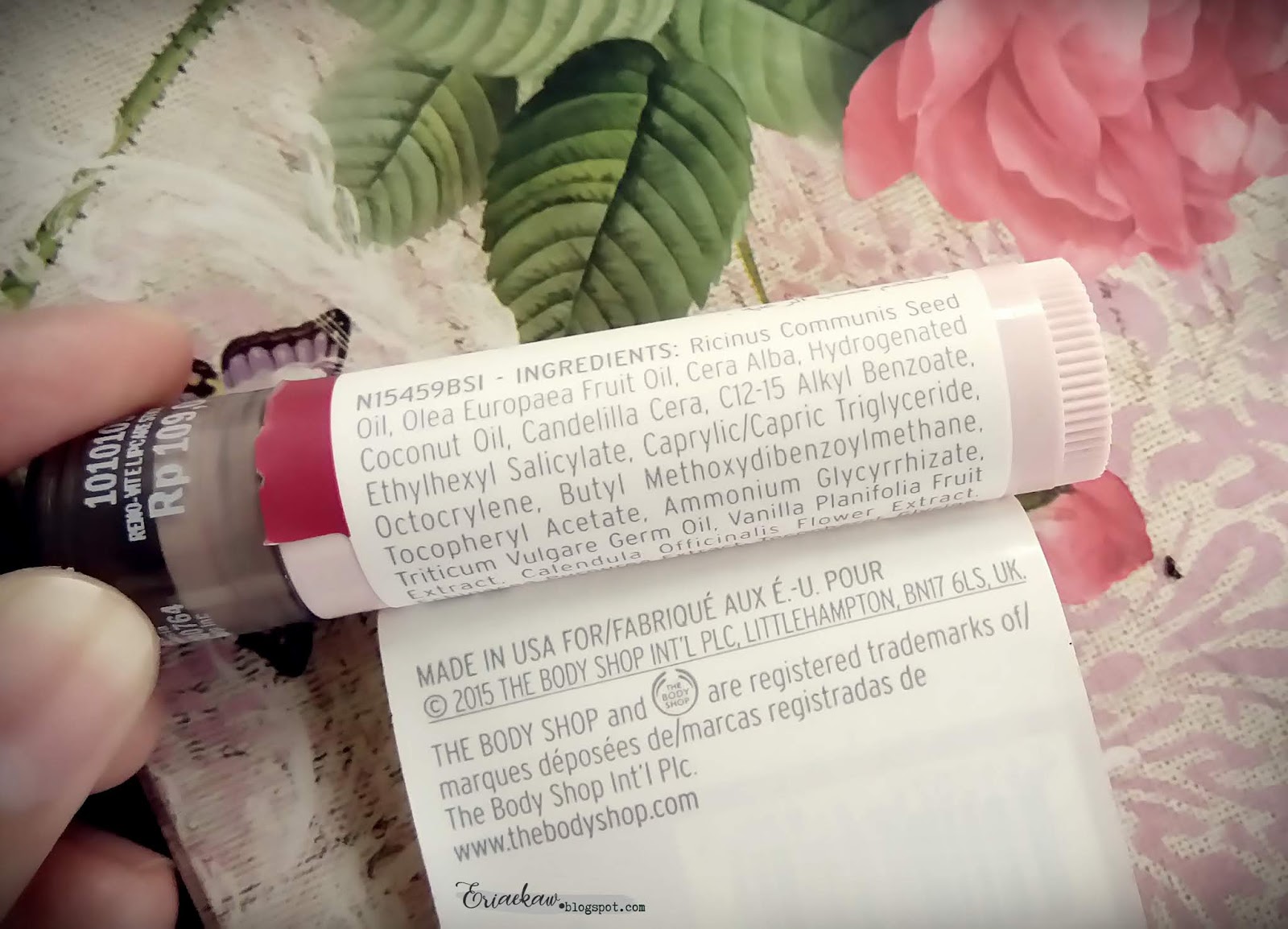 REVIEW The Body Shop Vitamin E Lip Care SPF 15 PA++ Vier
