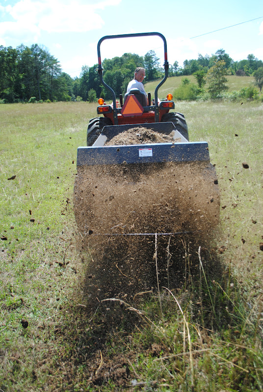 Adventures on Zephyr Hill Farm Our ABI Classic Manure Spreader in Action
