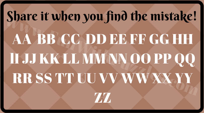 Can You Find the Mistake?  Visual Brain Test Picture Puzzle