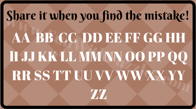 Can You Find the Mistake? Riddle