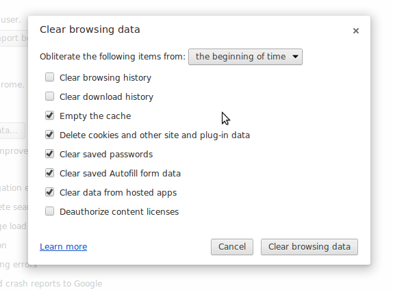 Please restart your browser. Please restart your browser