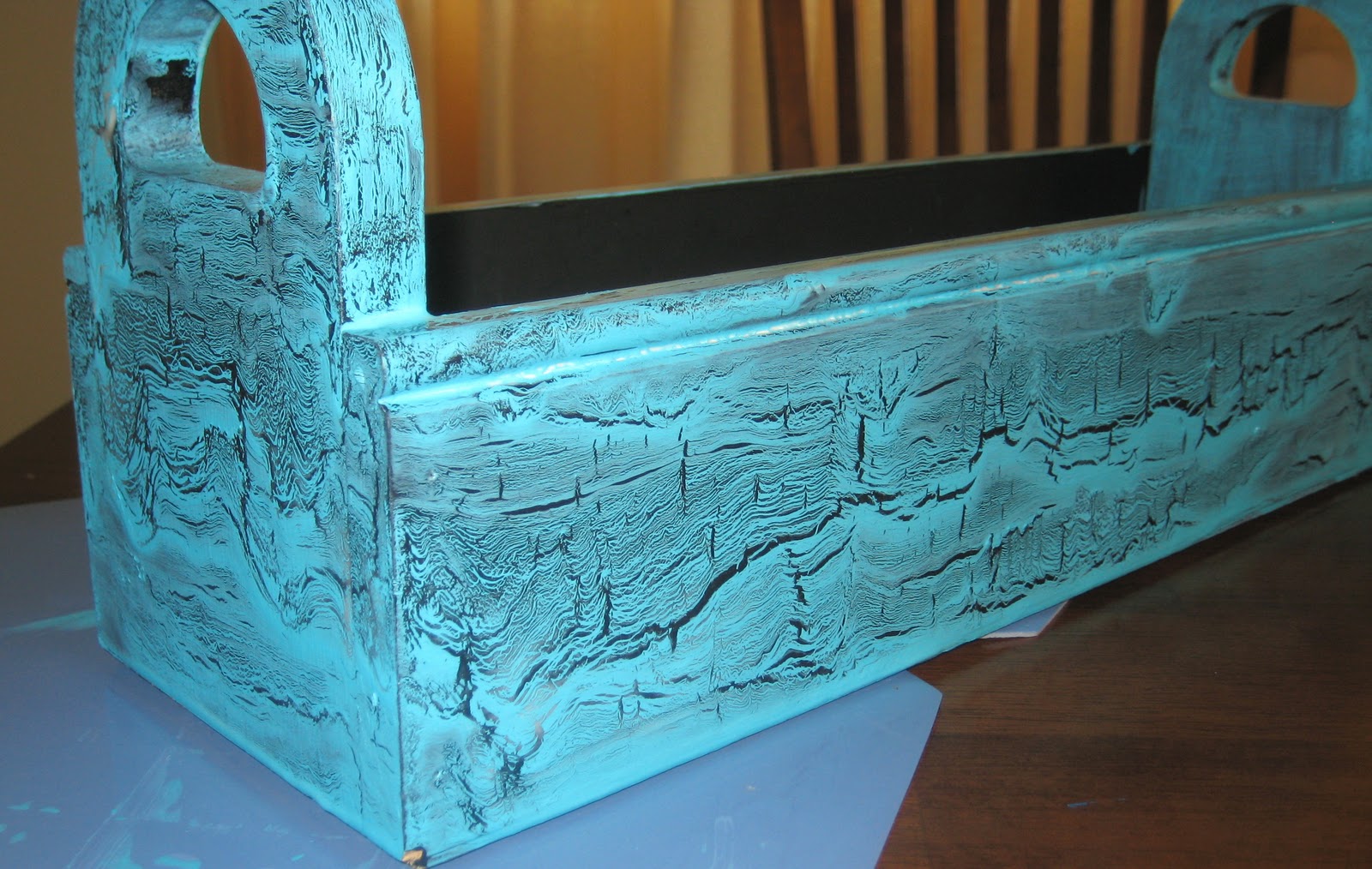 candy argyle designs Elmer's Glue Crackle Paint Project