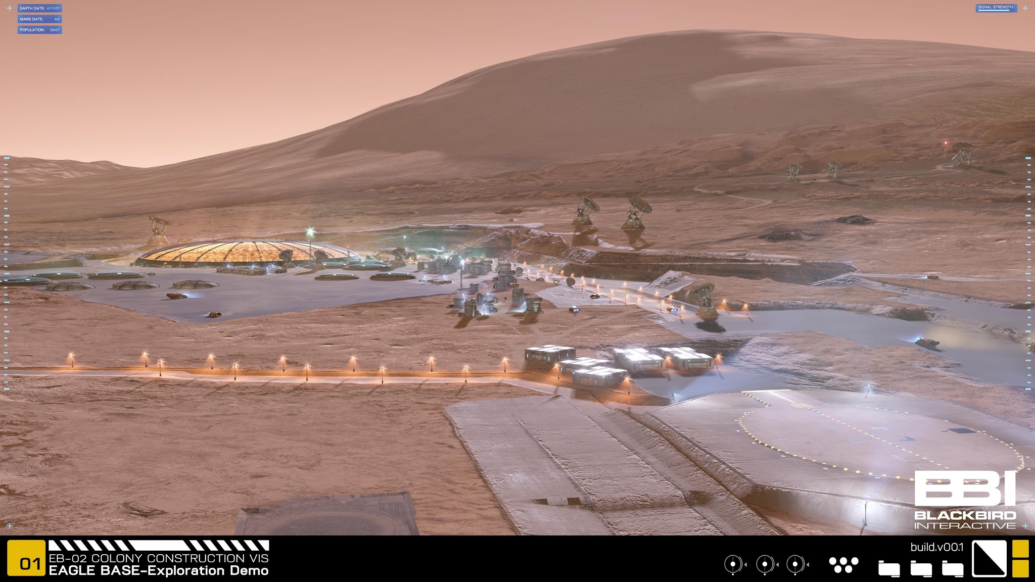 human Mars: HD images of NASA's base on Mars, 2117, a vision by