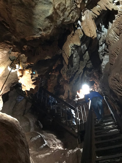 Heading back Black Chasm Caverns