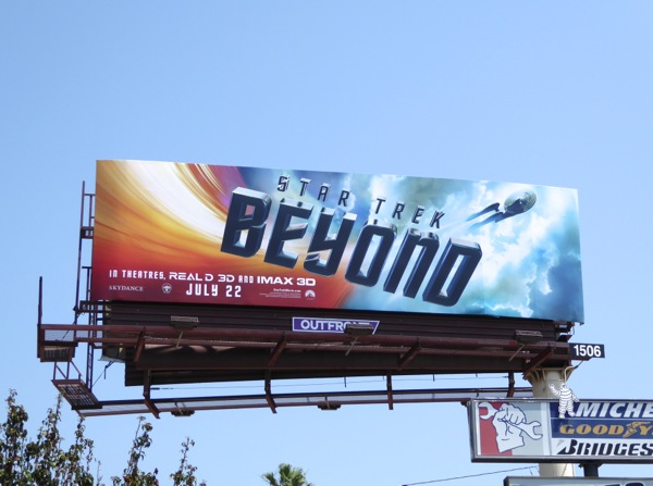 Star Trek: Beyond movie billboard Fountain Avenue Star Trek Beyond movie billboard