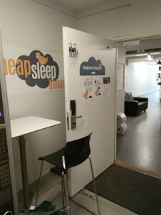 My hostel in Helsinki.