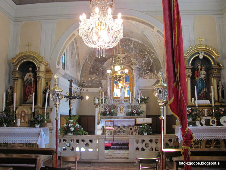 cerkev sv. Blaža, Padna, Piran, Slovenija