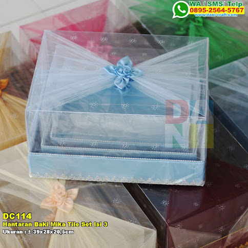 Hantaran Baki Mika Tile Set Isi 3
