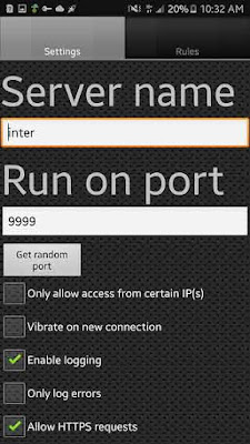 Run on port